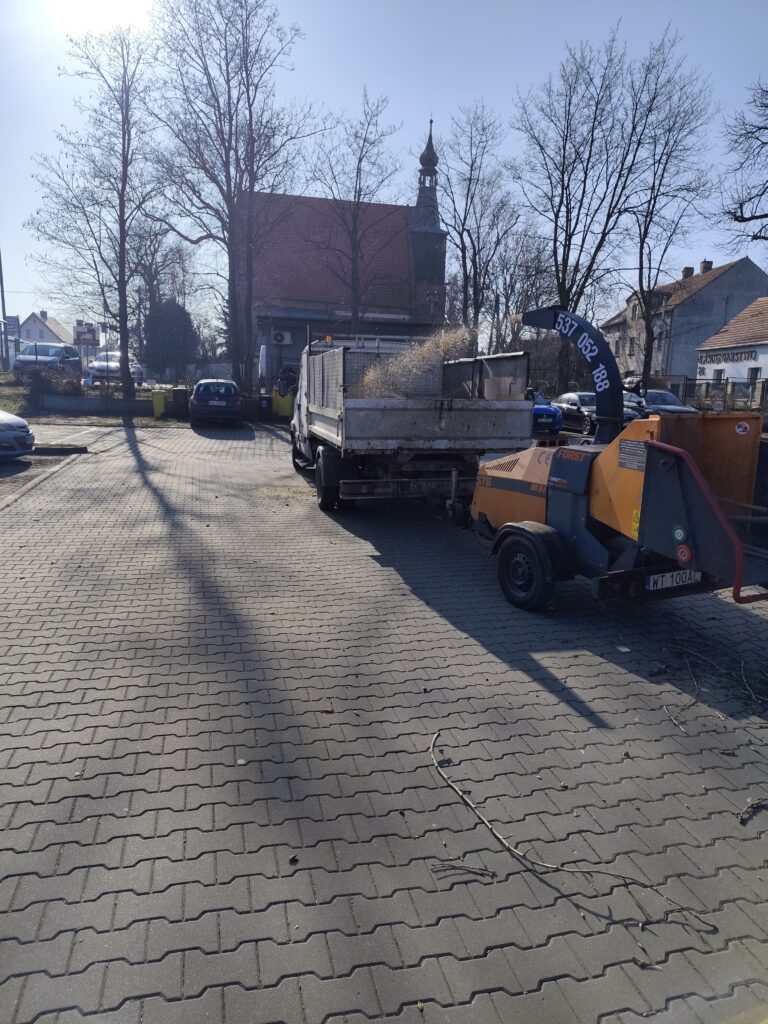 Zrębkowanie gałęzi