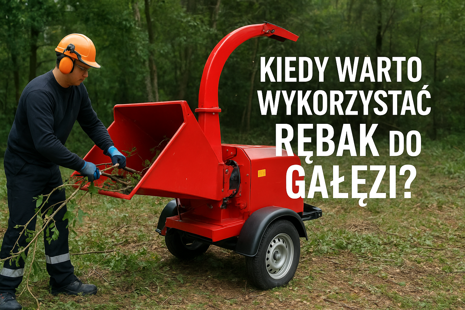 Kiedy warto wykorzystać rębak do gałęzi